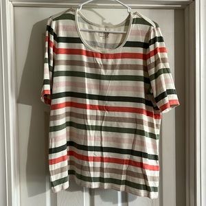 2/$10 Time & Tru Striped Tee